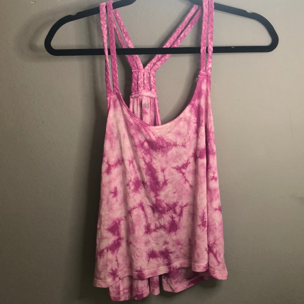 Tie dye cropped tank